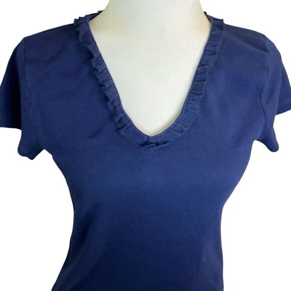 Ralph By Ralph Lauren Shirt Women's Size Large Short Sleeve Cotton Casual Preppy - Picture 2 of 6